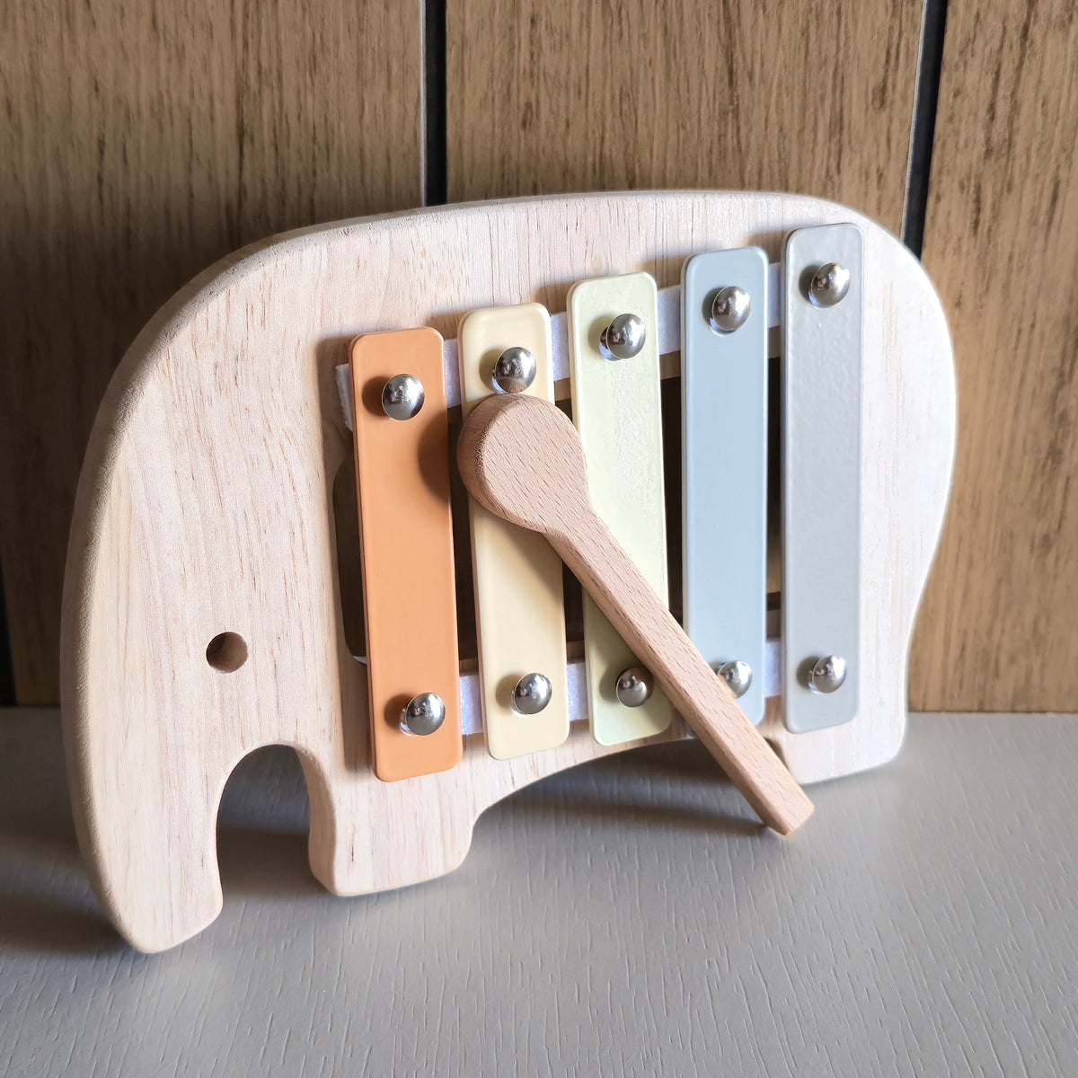 Wooden Elephant Xylophone