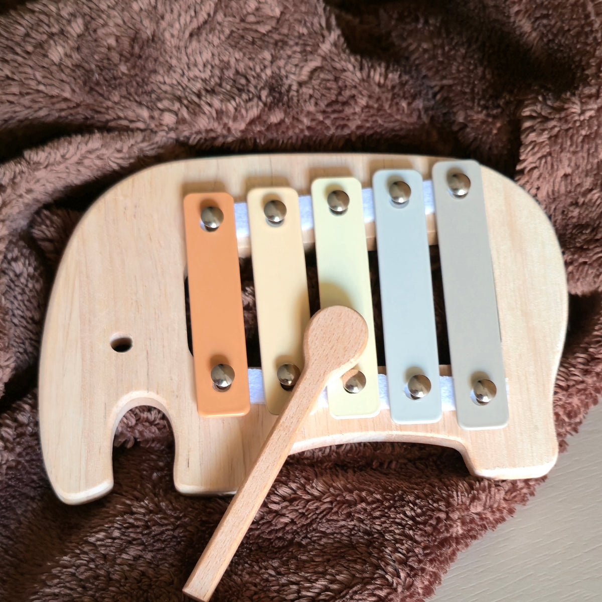 Wooden Elephant Xylophone